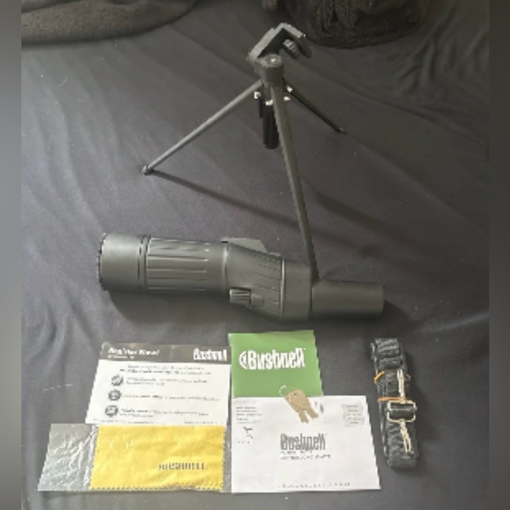 Bushnell Professional Spotting Scope with Tripod and Accessories